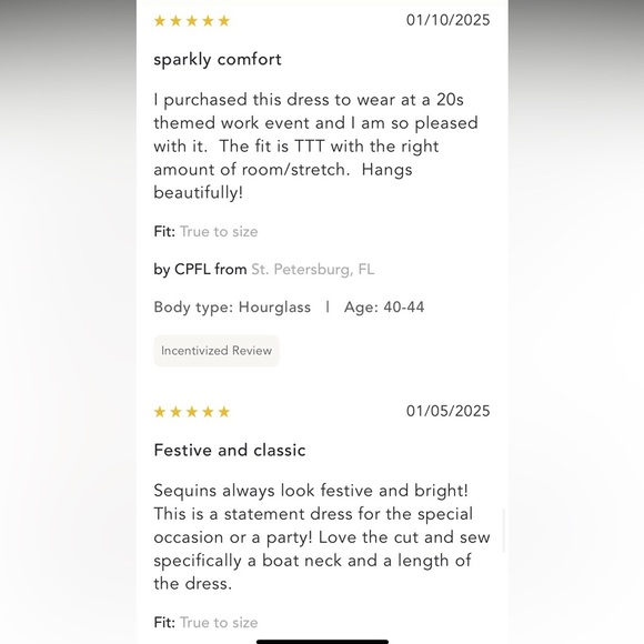 Anthropologie NWT Flat White Short-Sleeve Sequin Stripe Midi Dress size S. - Picture 14 of 16